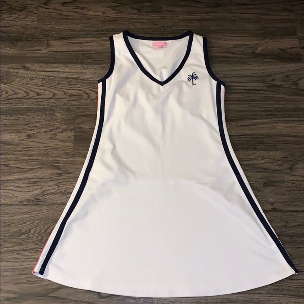 Lilly Pulitzer Sz S Navy & White Classic Dress